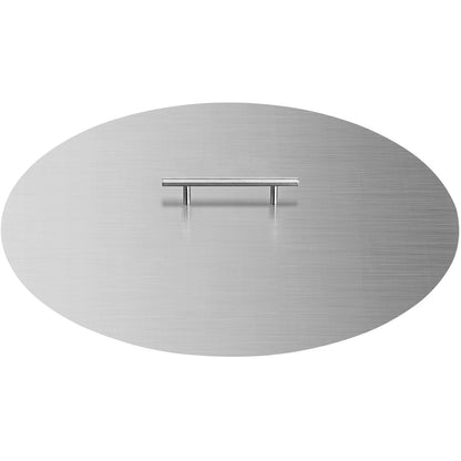 VEVOR Fire Pit Lid round 20 Inch Fire Pit Ring Lid 1.5 Mm Thick 304 Stainless Steel Fire Pit Burner Cover for round Patio Fire Pit