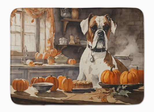 Boxer Fall Kitchen Pumpkins Memory Foam Kitchen Mat