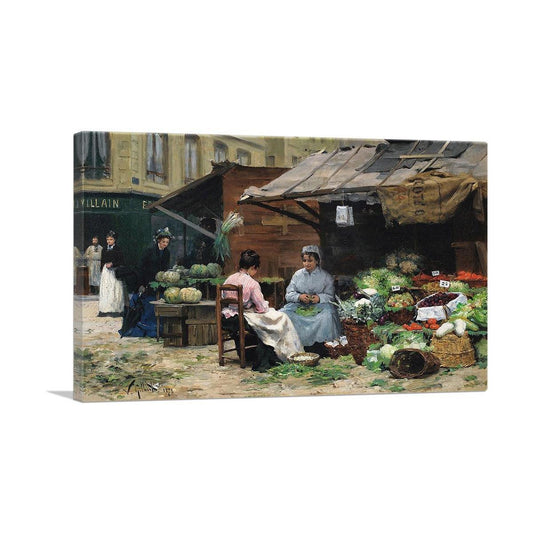 Young Women at the Market 1878