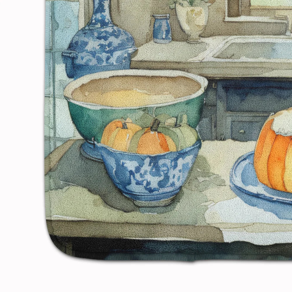 Akita Fall Kitchen Pumpkins Memory Foam Kitchen Mat