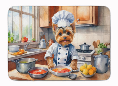 Yorkie Yorkshire Terrier the Chef Memory Foam Kitchen Mat