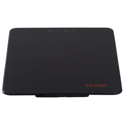 VEVOR Electric Warming Tray, 16.5 X 11 Portable Tempered Glass Heating Tray with Temperature Control (65-90¡Æ), Perfect for Dinner, Catering, House, Parties, Events, Entertaining and Holiday, Black