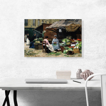 Young Women at the Market 1878